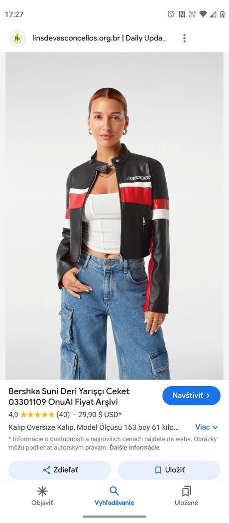 Koženka fb sister, new yorker,xs