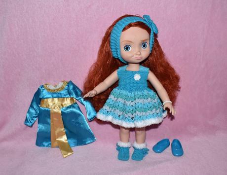 Disney animator bábika merida 39cm,