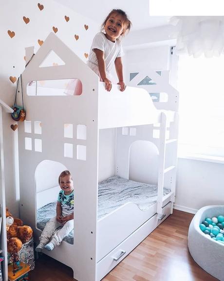 Poschodová posteľ+matrace, šírka (cm): 80,dĺžka (cm): 160