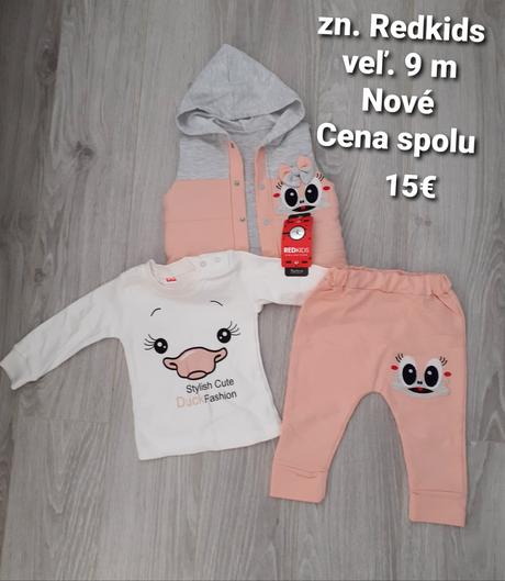 Komplet veľ. 74 - vesta, tričko, legíny, 74