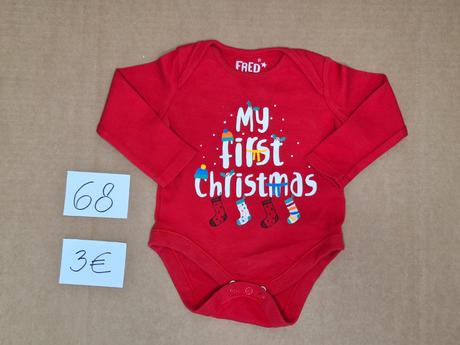 Červené body "moje prvé vianoce", f&f,68