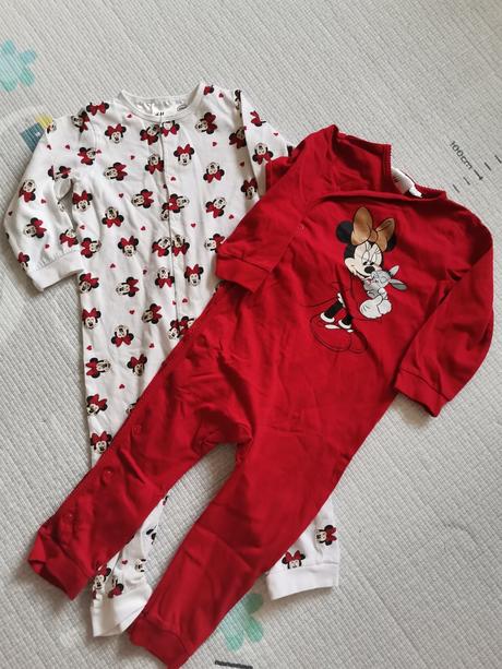 2pack pyzamka minnie, h&m,92