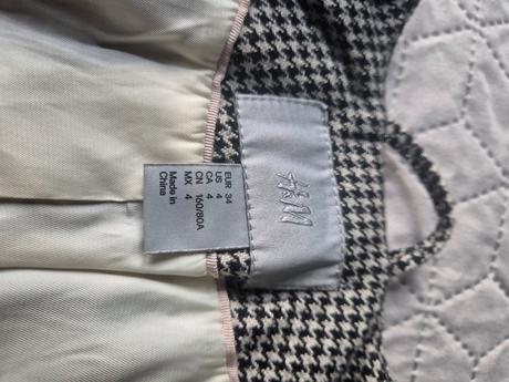 Sako s kohutou stopou, h&m,xs