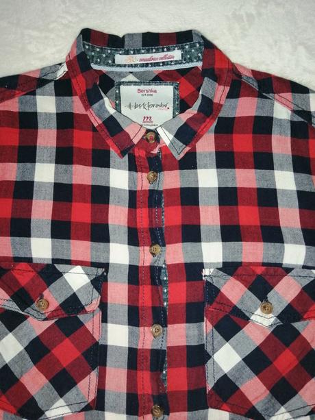 Pekná bavlnená košieľka, bershka,158
