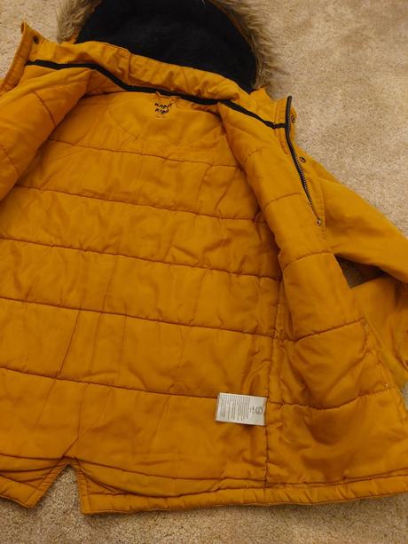 Žltá bunda 158/164, tchibo,158