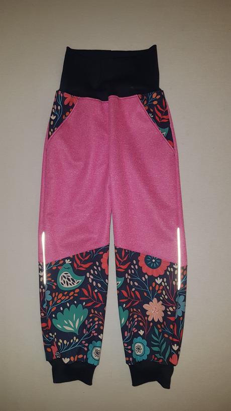 Softshellové nohavice letné zimné reflexné, 80 - 140