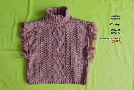Pletená vesta, primark,110