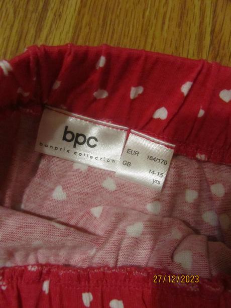 Srdiečková sukňa s volánmi, bonprix,164