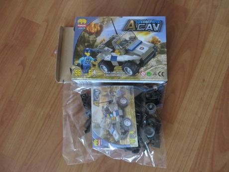 Stavebnica - terénne vojenské auto - 6+, 