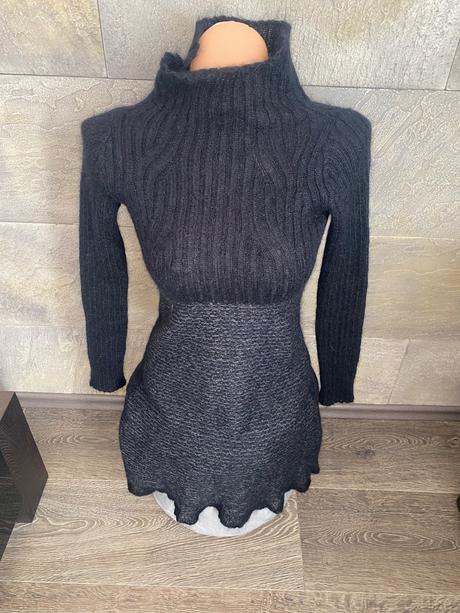 Mohérové luxusne šaty s, s