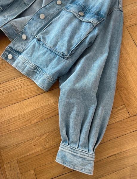 Riflová bunda, denim,s