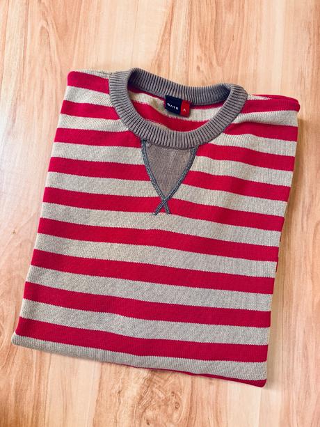 Pásikovaný pulóver, gate, l, gate,l