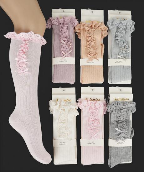 Podkolienky s hackovanym volanom, 24 / 25 / 26 / 27 / 28