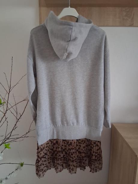 Dievčenske mikinové šaty, zara,152