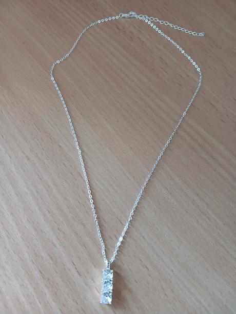 Nový náhrdelník so zirkónmi 40+6 cm,