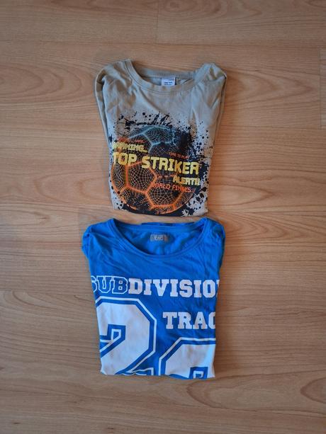 Chlapčenské tričká s dlhým rukávom v.158/164, 158