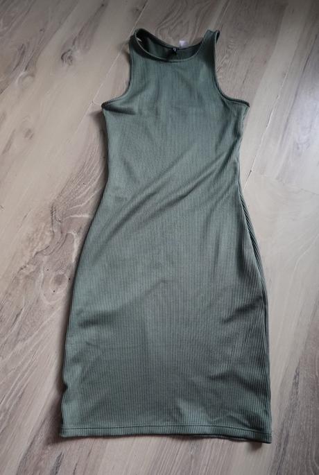 Rebrované šaty h&m divided, h&m,xs
