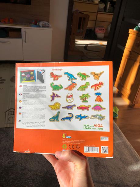 Magneticky dinosaury viga, 