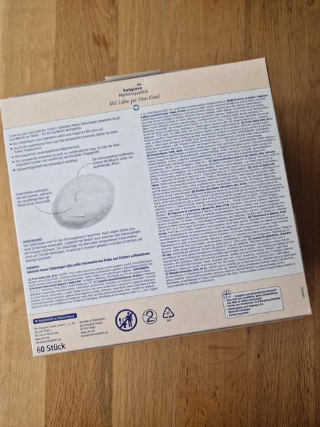 Babylove prsné vložky 60 ks, otvorené balenie celý, 