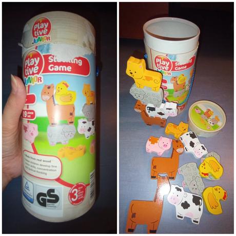 Drevene zvieratka na skladanie,