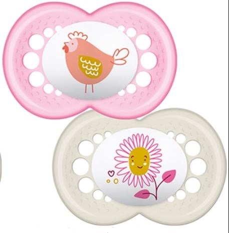 Mam original silikónový cumlík little farm 2ks, 12, mam