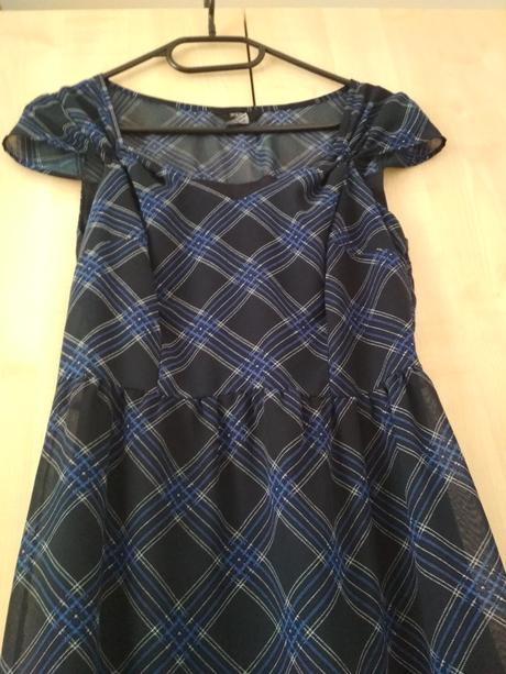 Kárované šaty, f&f,34