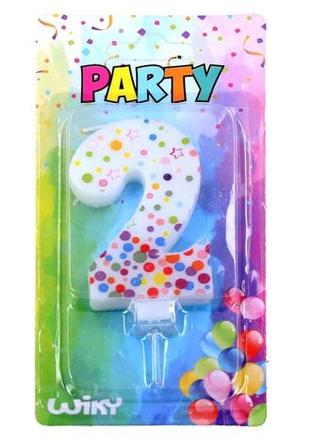 Tortová sviečka s bodkami č.2, 