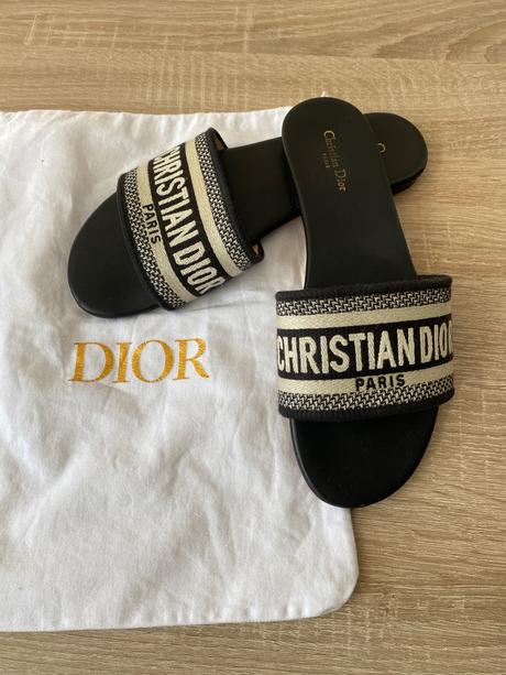 Originál christian dior dway slide šlapky vel.39, dior,39