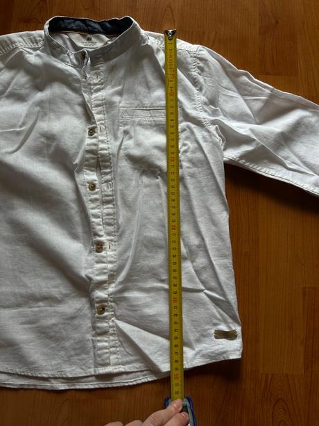 Košeľa s podielom ľanu, h&m,128