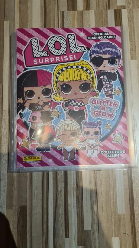 Kartičky lol album glitter,