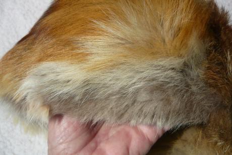 Kožušinová čiapka z červenej líšky, 56