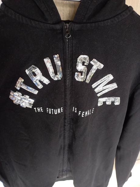 Dievčenská mikina na zips, c&a,170