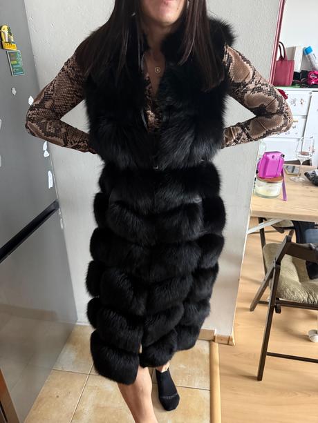 Vesta s pravej líšky a koze 110 cm s, s