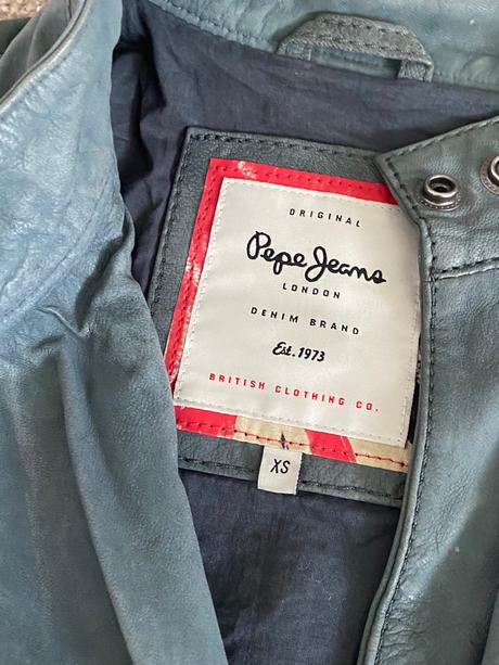 Kožená bunda, pepe jeans,xs