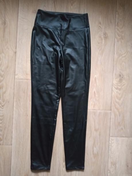 Koženkové legíny clockhouse, clockhouse,s