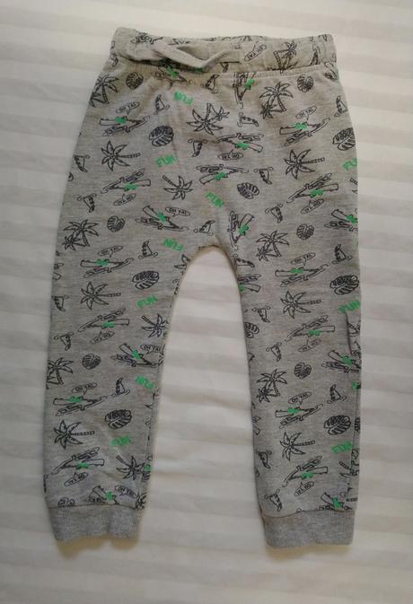 Detské sivé tepláky s motívom, pepco, pepco,92