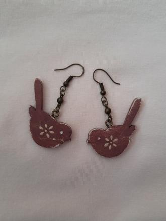 Vtáčiky - náušnice,