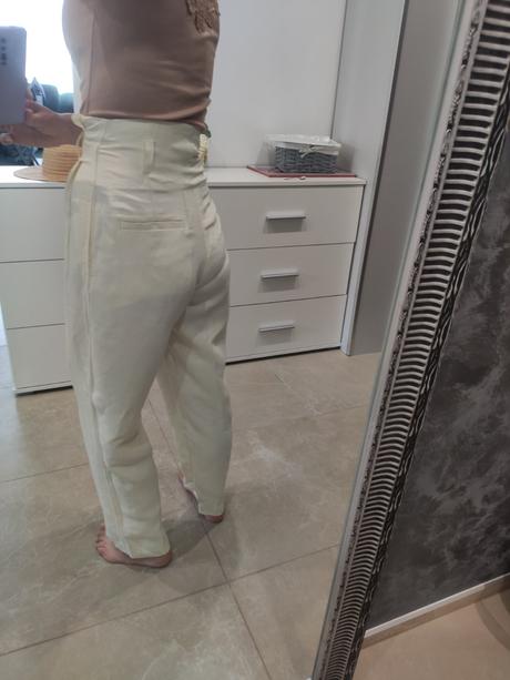 Ľanové nohavice, gina,s