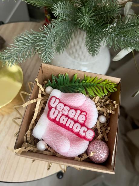 Voňavé mydlove dekorácie v krabičke,