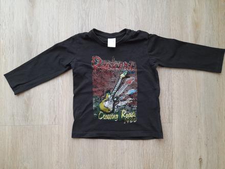 Rockerské tričko, zara,74