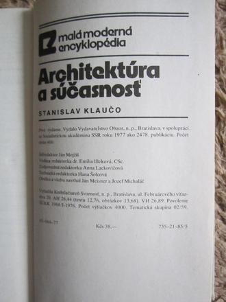 1714. architektúra a súčasnosť,