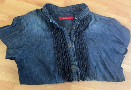 Liu jo dievčenská rifľov dievčenská rifľová košeľa, liu jo,146