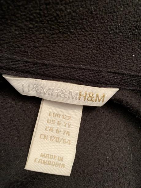 Flísová mikina, h&m,122
