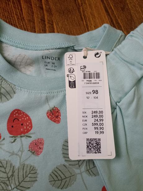 Detská súprava jahody - lindex, lindex,98