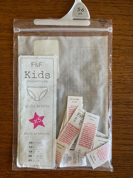 Nohavičky motív zvieratiek 5 kusov, f&f,116