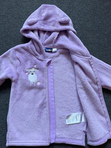 Huňatá mikina na zips, lupilu,92