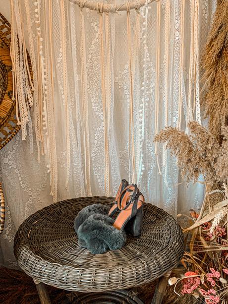 Sandalky s kožušinu topshop, humanic,36