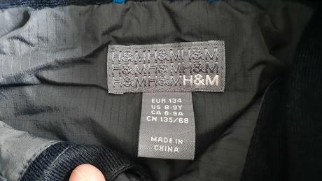 Šuštiaková vetrovka hm, h&m,134