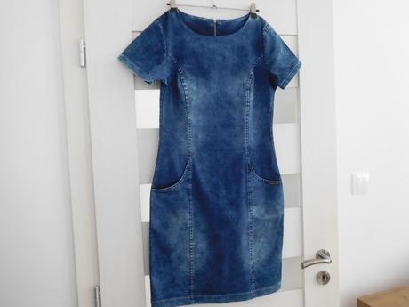 Šaty riflové, m , pružné, m