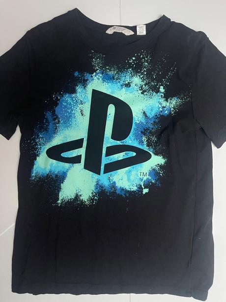 Kraťasy+ ps tričko, h&m,164